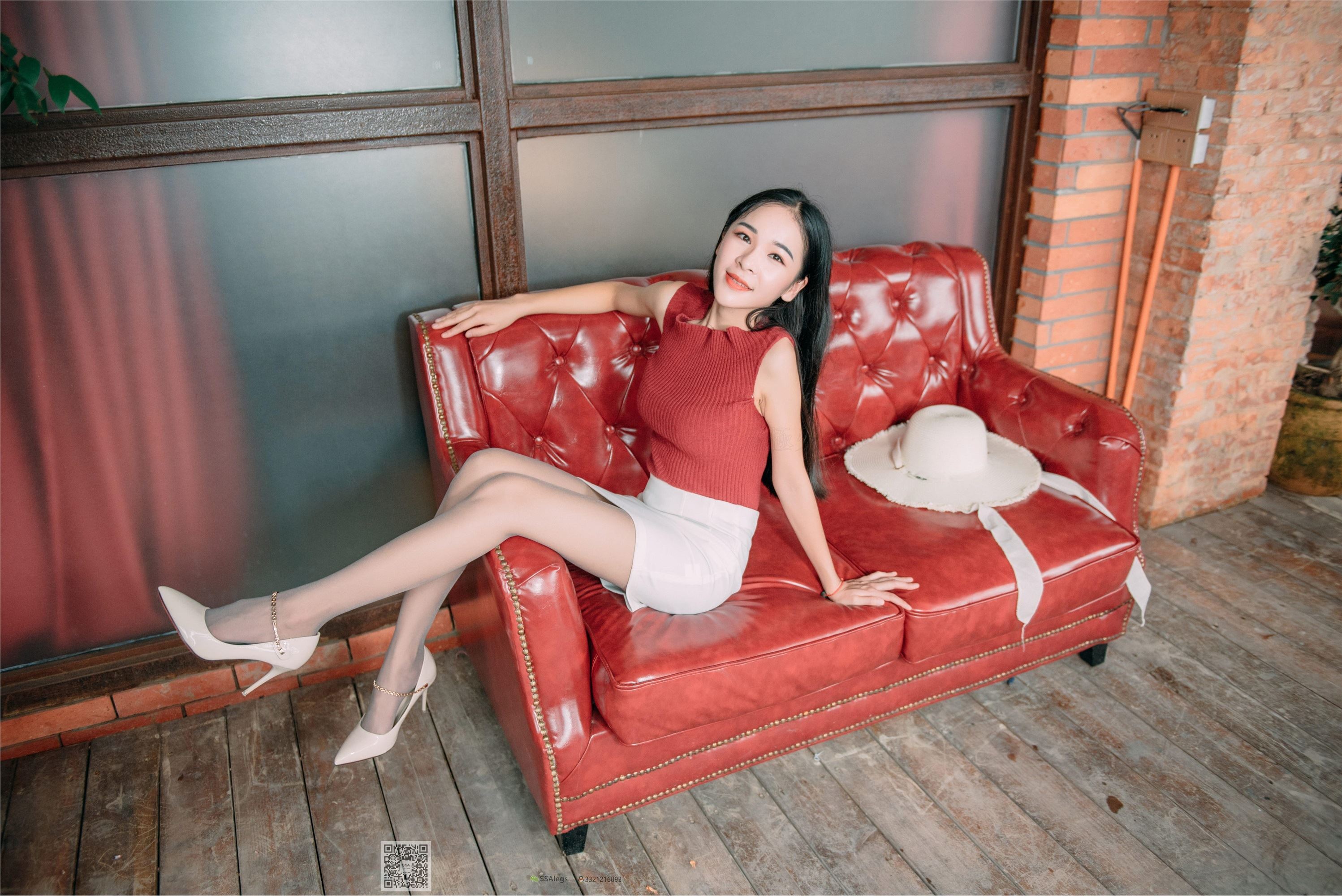 SSA丝社 NO.007 nono 街拍灰丝特辑